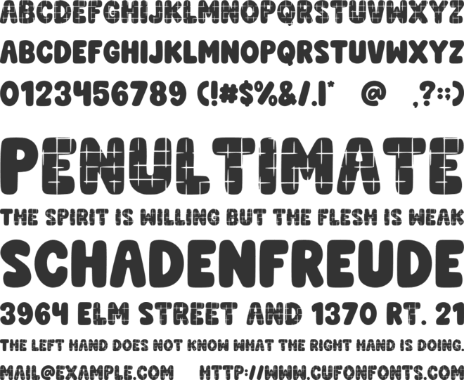 Good Energy font preview