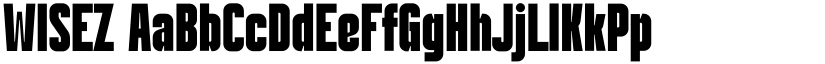 WISEZ font
