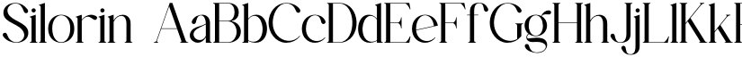 Silorin font download