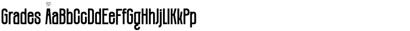 Grades font