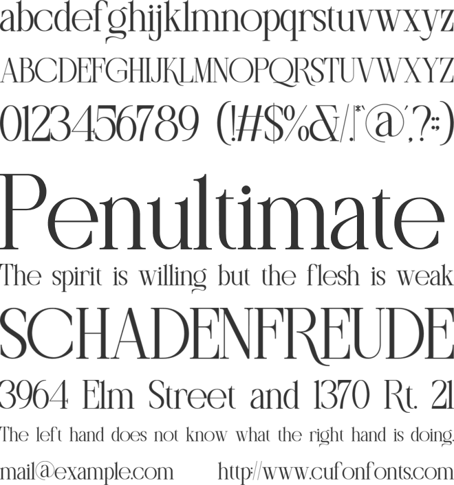 Relindo font preview
