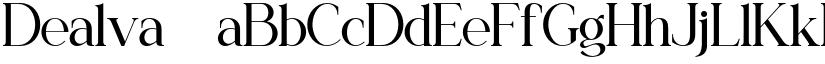 Dealva font download