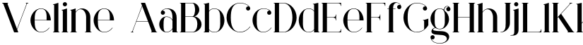 Veline font
