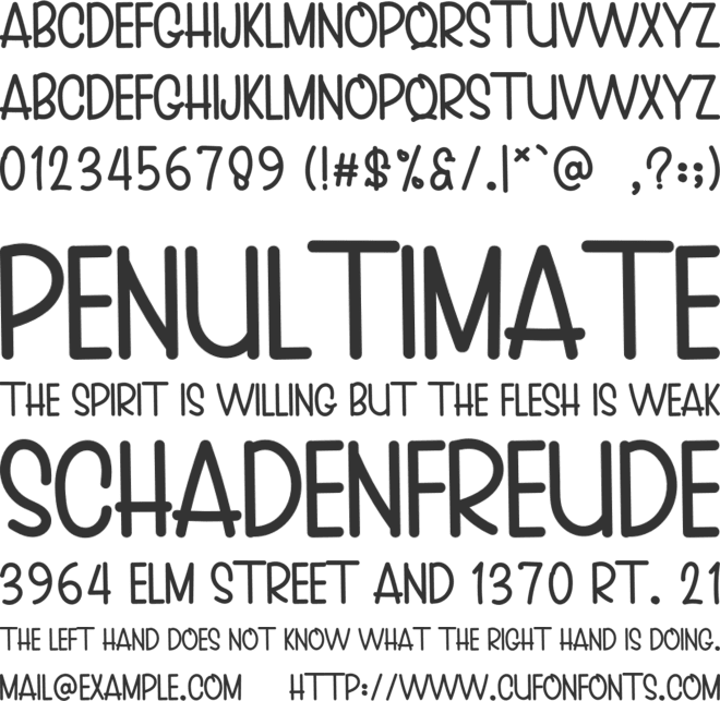 BEACH PARADISE font preview