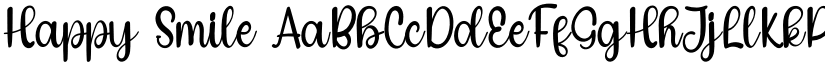 Happy Smile font