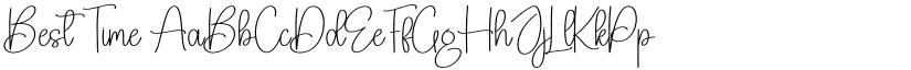 Best Time font download