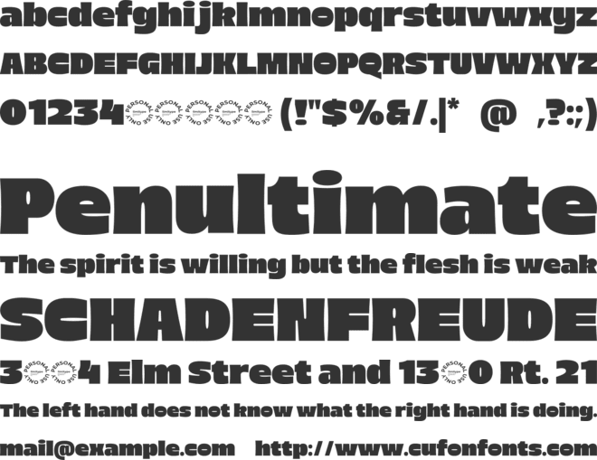 Wister Bold Font font preview