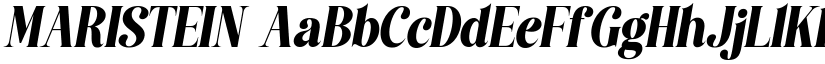 MARISTEIN font download