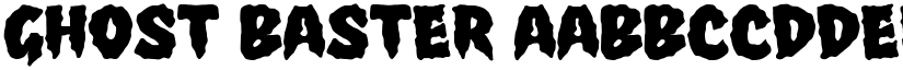 Ghost Baster font download