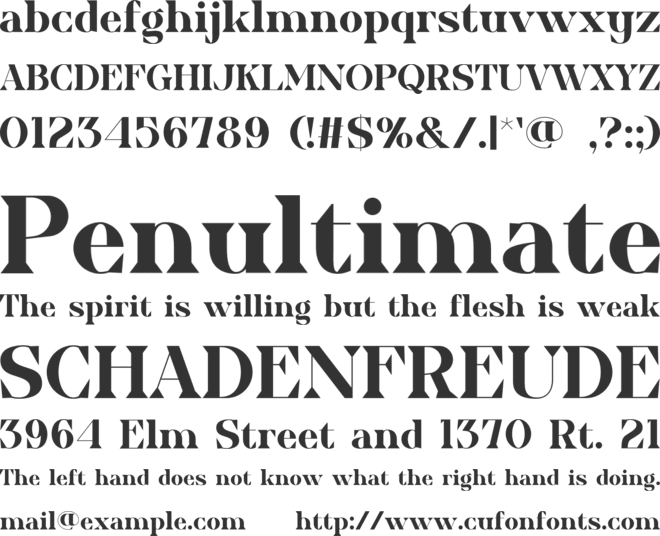 Prodigy font preview