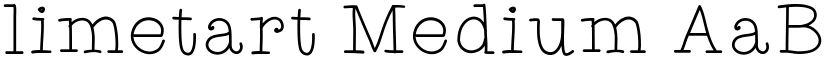 limetart Medium font