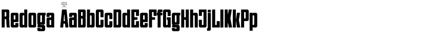 Redoga font