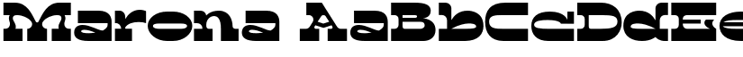Marona font