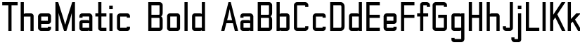 TheMatic Bold font