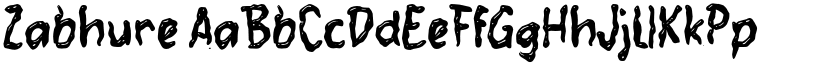 Zabhure font download