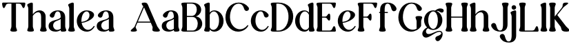 Thalea font