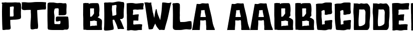 PTG Brewla font download