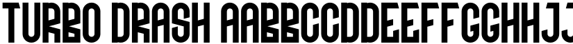 Turbo Drash font download
