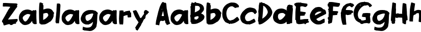 Zablagary font download