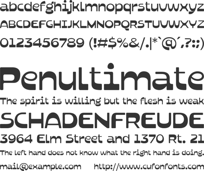 Noods Soup font preview