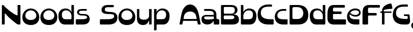Noods Soup font