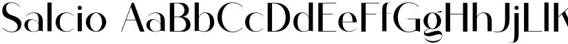 Salcio font