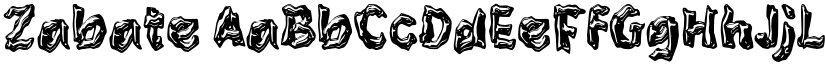 Zabate font download