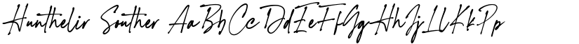 Hunthelir Souther font