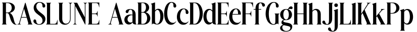 RASLUNE font download