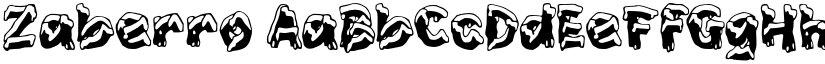 Zaberro font