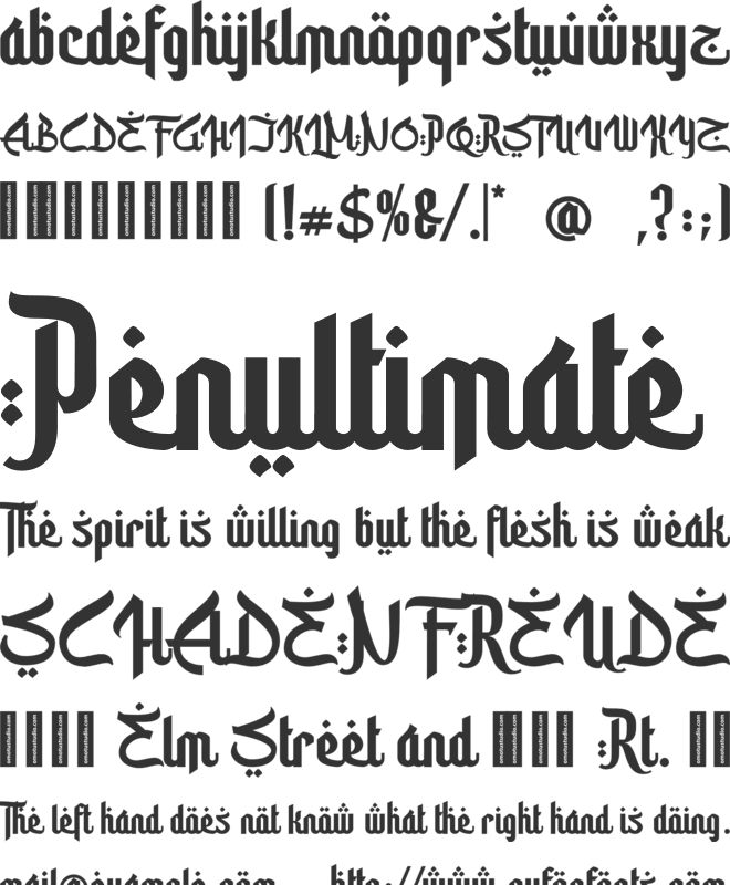Hamzah font preview