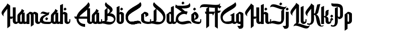 Hamzah font download