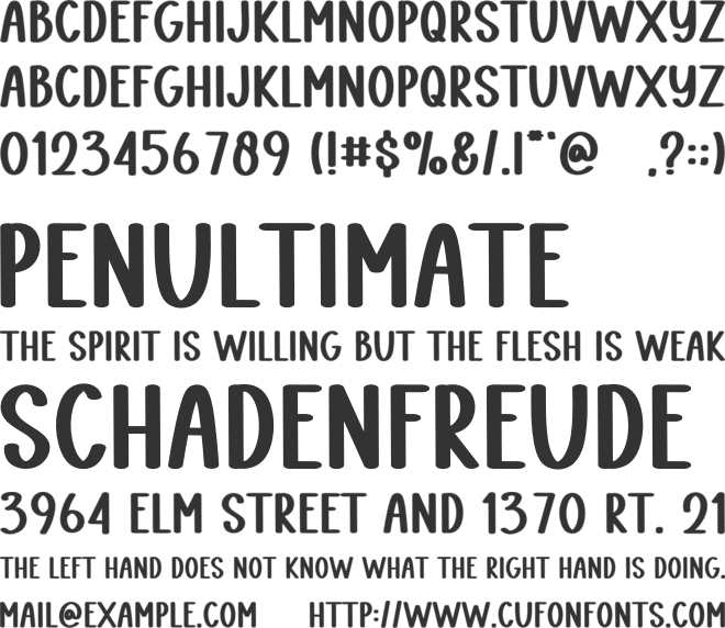 Sunshine Lovely font preview