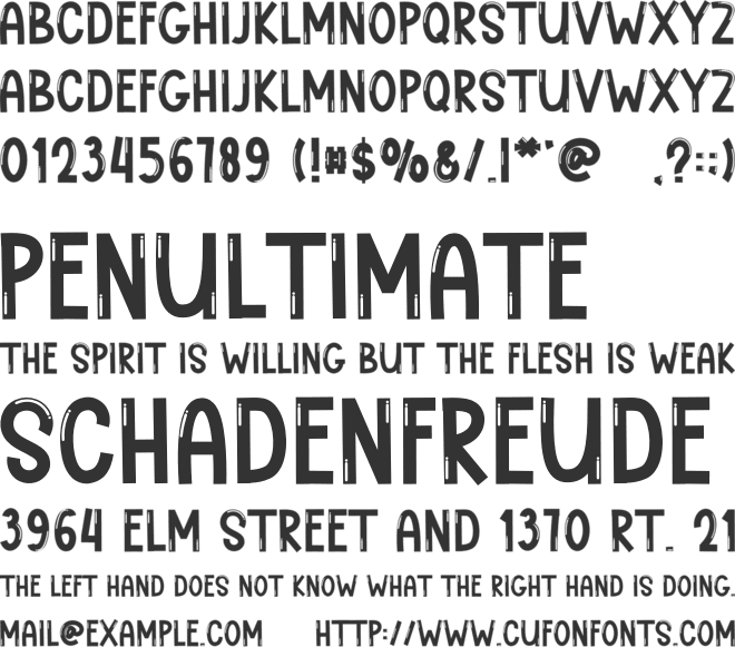 Saturday Again font preview