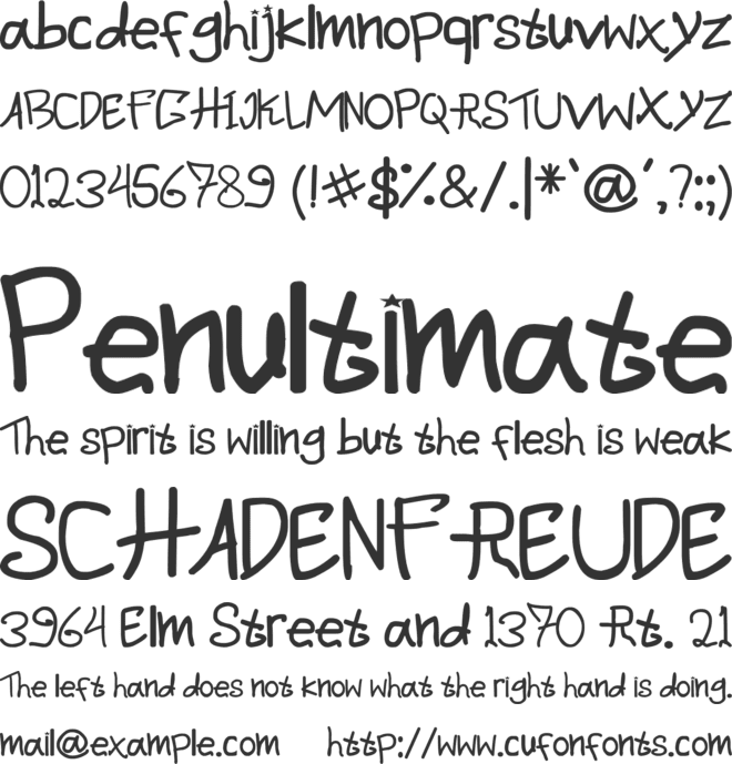 GETFUNS font preview