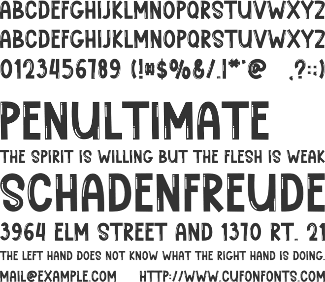 Summer Western font preview