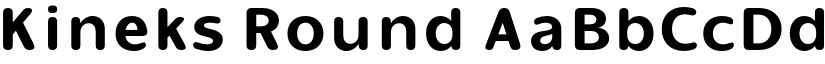 Kineks Round font