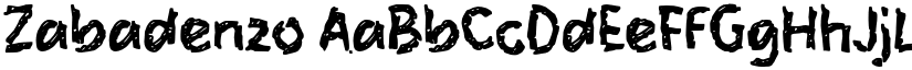 Zabadenzo font download