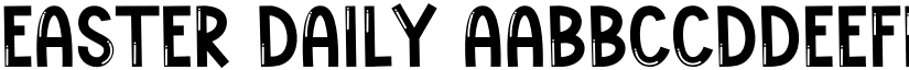 Easter Daily font