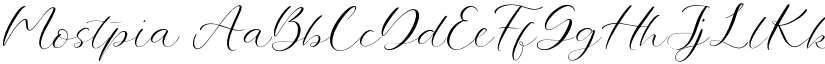 Mostpia font