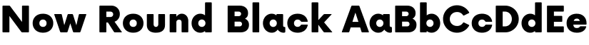 Now Round font download