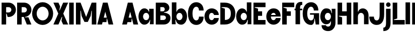 PROXIMA font