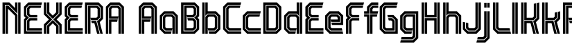 NEXERA font