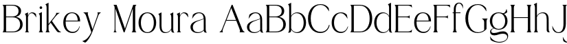 Brikey Moura font