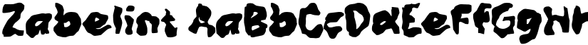 Zabelint font download