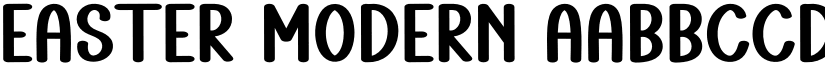 Easter Modern font