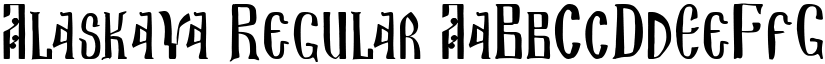 Alaskaya font download