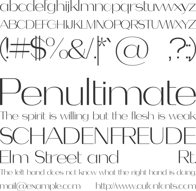 bodhi font preview
