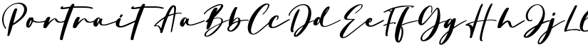Portrait font