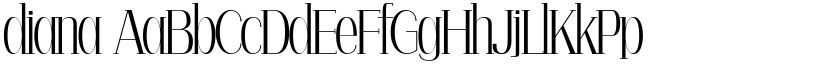 diana font